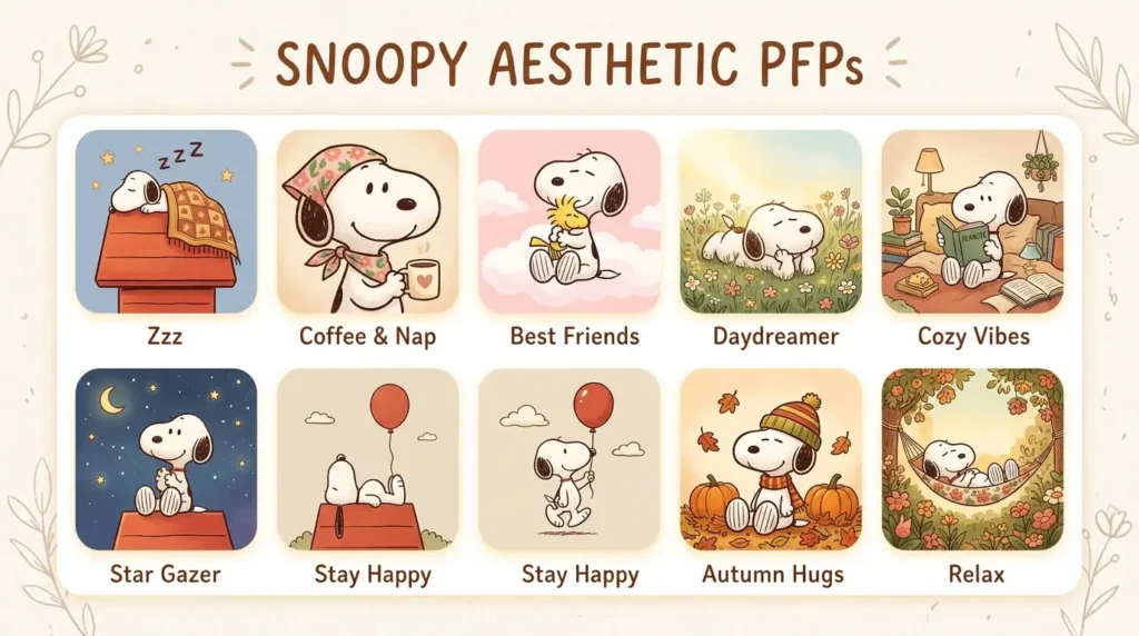 Aesthetic Snoopy PFP