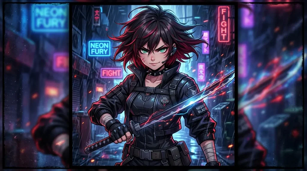 Badass Anime Girl PFP