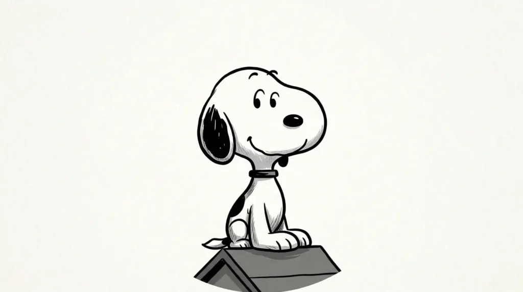 Black & White Snoopy PFPs