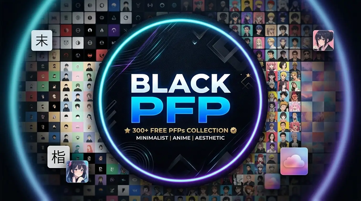 Black PFP: 300+ Free Minimalist, Anime & Aesthetic Profile Pictures
