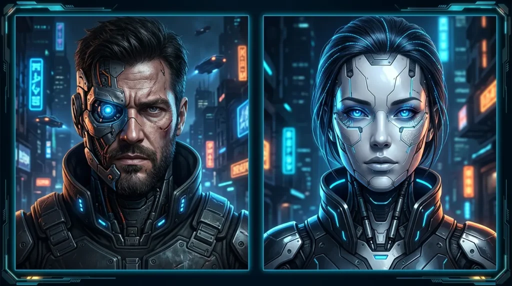 Cyborg & Android PFPs