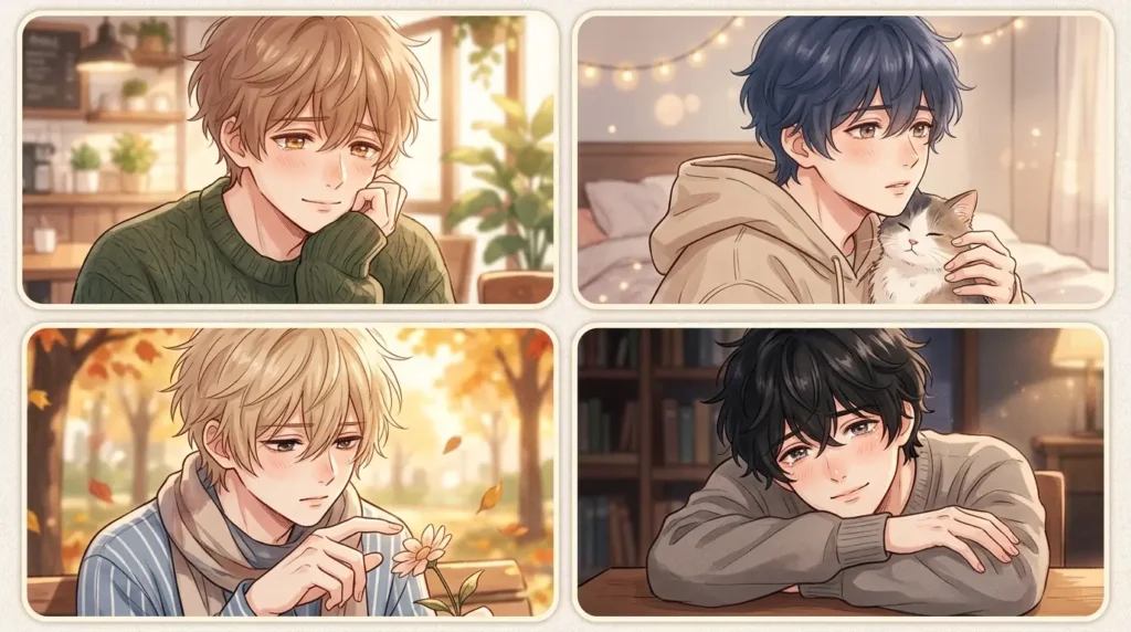 Soft & Emotional Anime Man PFPs
