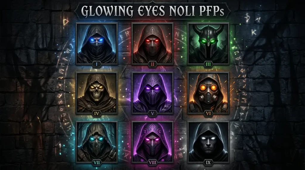 Glowing Eyes Noli PFPs