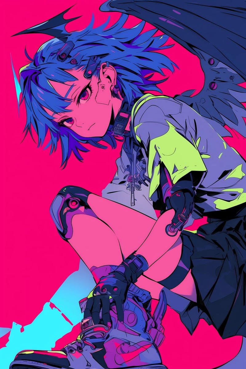Top 292+ Cyberpunk Anime PFP edgy neon aesthetic profile pics