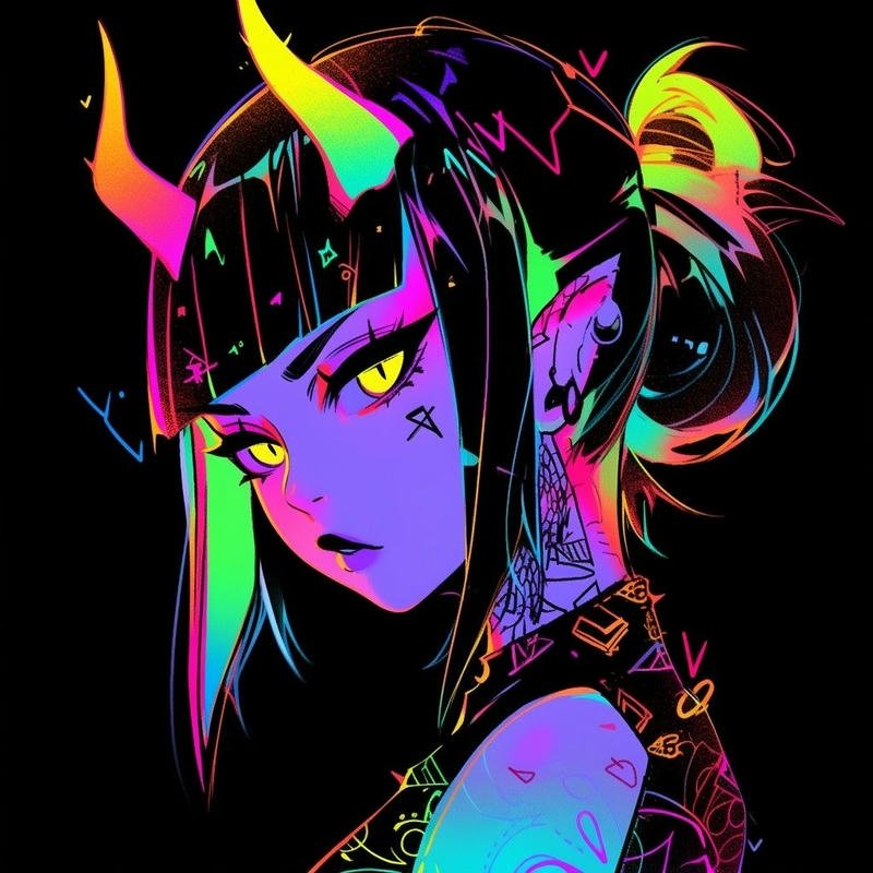 Top 292+ Cyberpunk Anime PFP edgy neon aesthetic profile pics