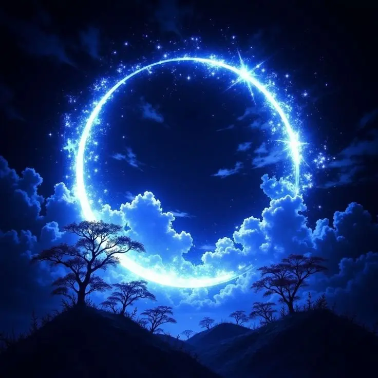 Moon PFP Blue
