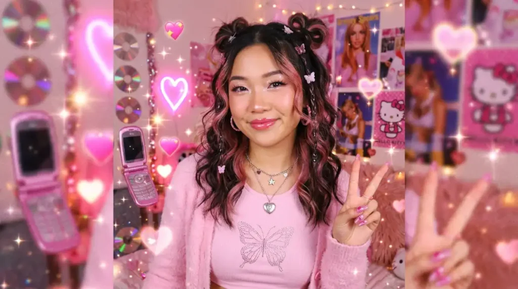 Aesthetic Pink PFP Y2K