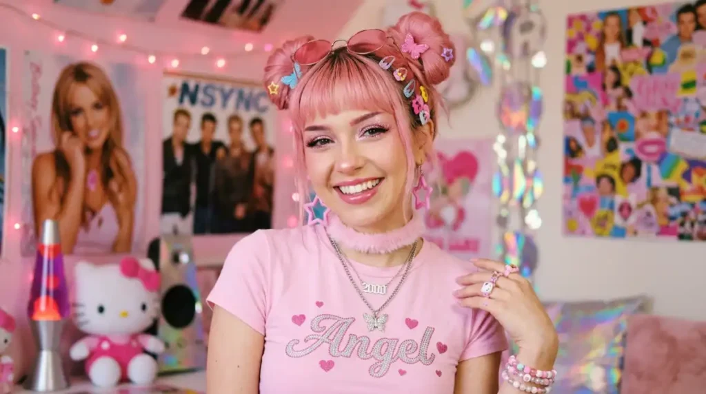 Aesthetic Pink PFP Y2K
