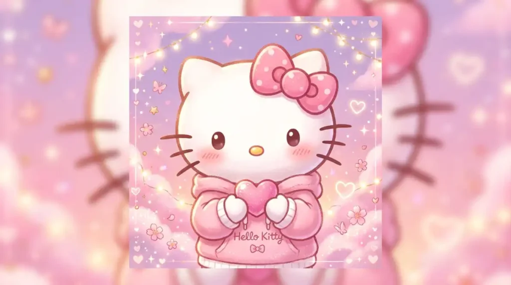 Aesthetic Pink PFP Hello Kitty