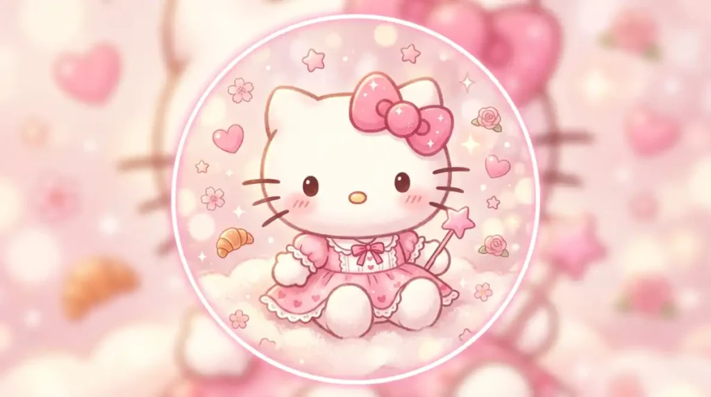 Aesthetic Pink PFP Hello Kitty