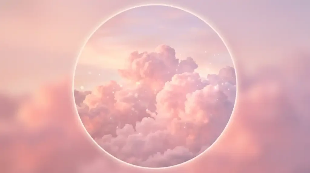 Aesthetic Soft Pink Cloud PFP