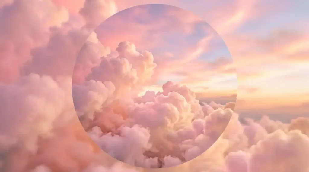 Aesthetic Soft Pink Cloud PFP