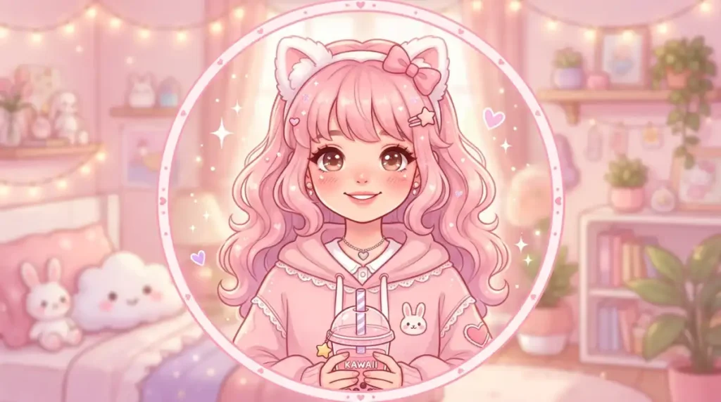Aesthetic Kawaii Pink PFP