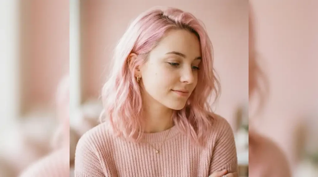Aesthetic Minimal Pink PFP