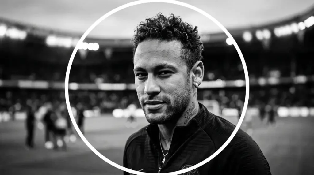 Neymar PFP Black And White