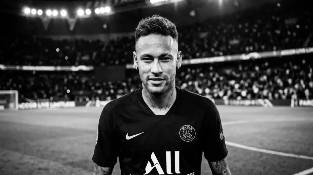 Neymar PFP Black And White