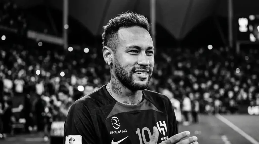 Neymar PFP Black And White