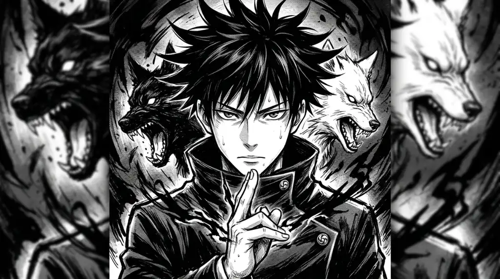 Megumi PFP Black And White