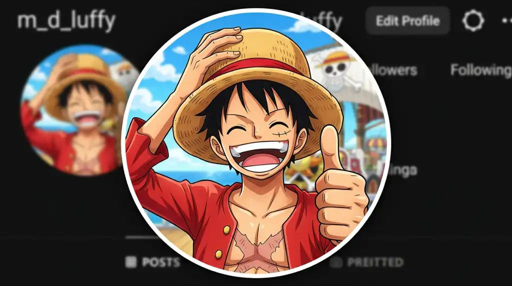 Luffy PFP Instagram
