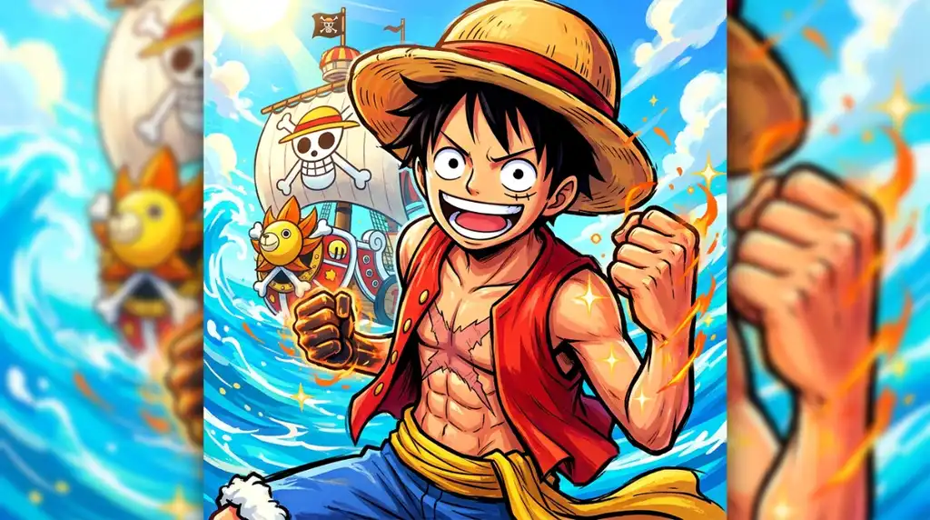 Luffy black and white pfp