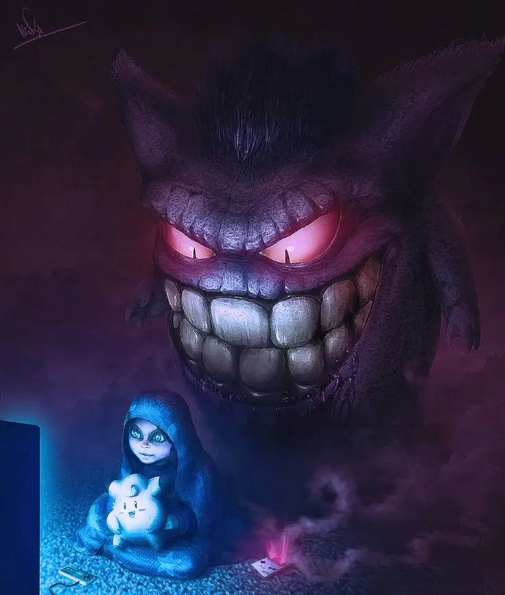 Gengar PFP Creepy