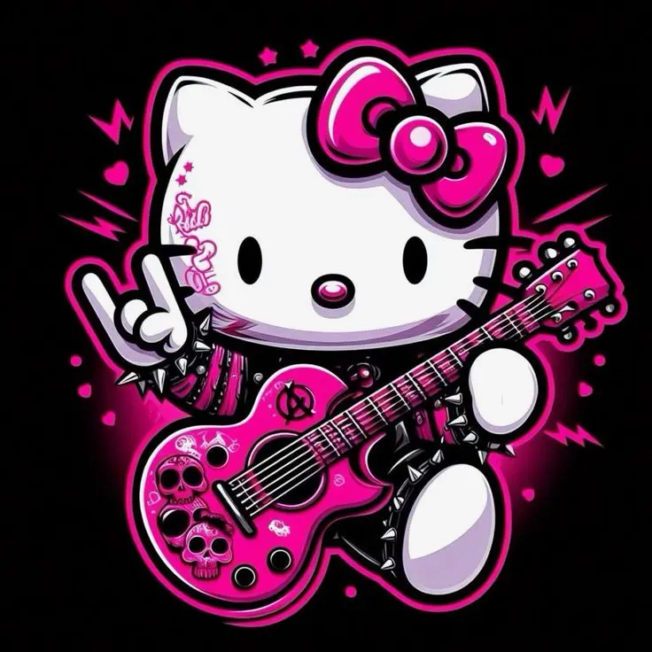 Hello Kitty Emo PFP