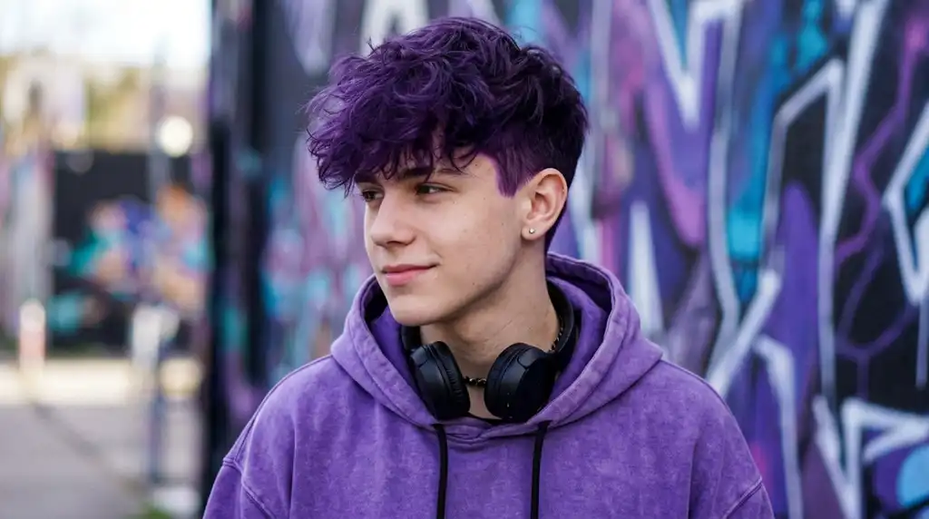 Purple PFP Boy