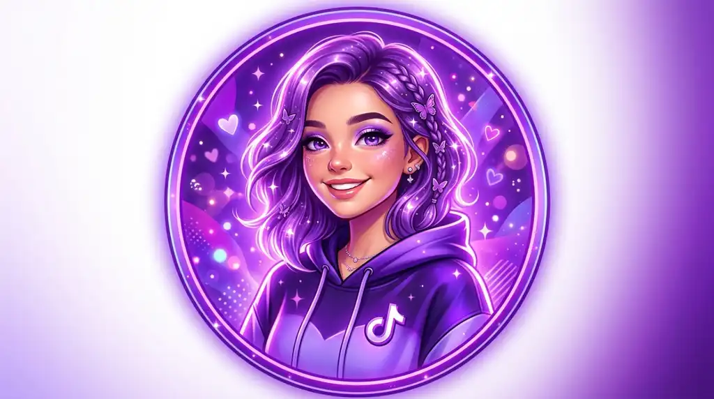 Purple PFP TikTok