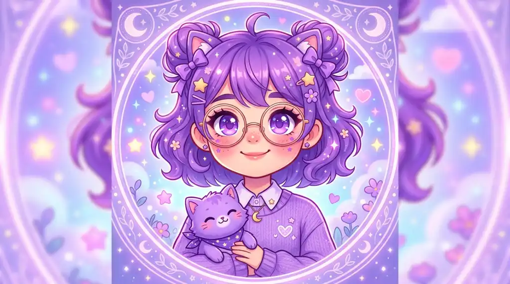 Cute Purple PFP