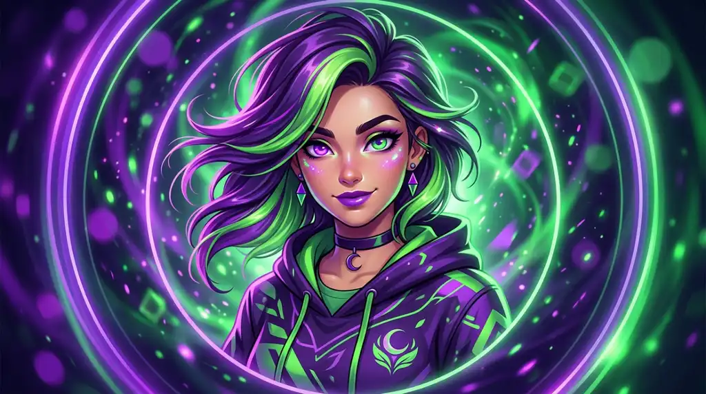 Green and Purple PFP