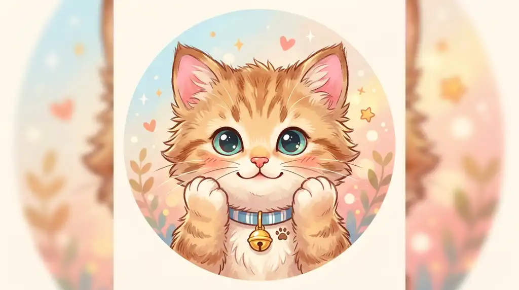 Cute Cat PFP Drawing