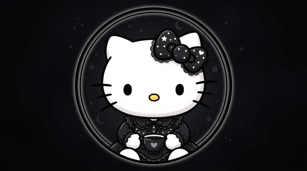 Hello Kitty PFP Black