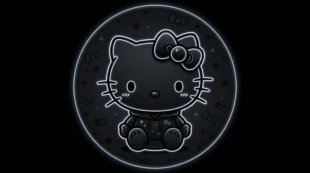 Hello Kitty PFP Black