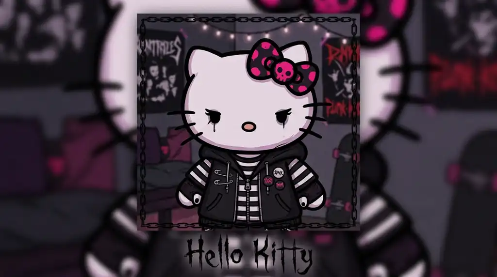 Hello Kitty Emo PFP