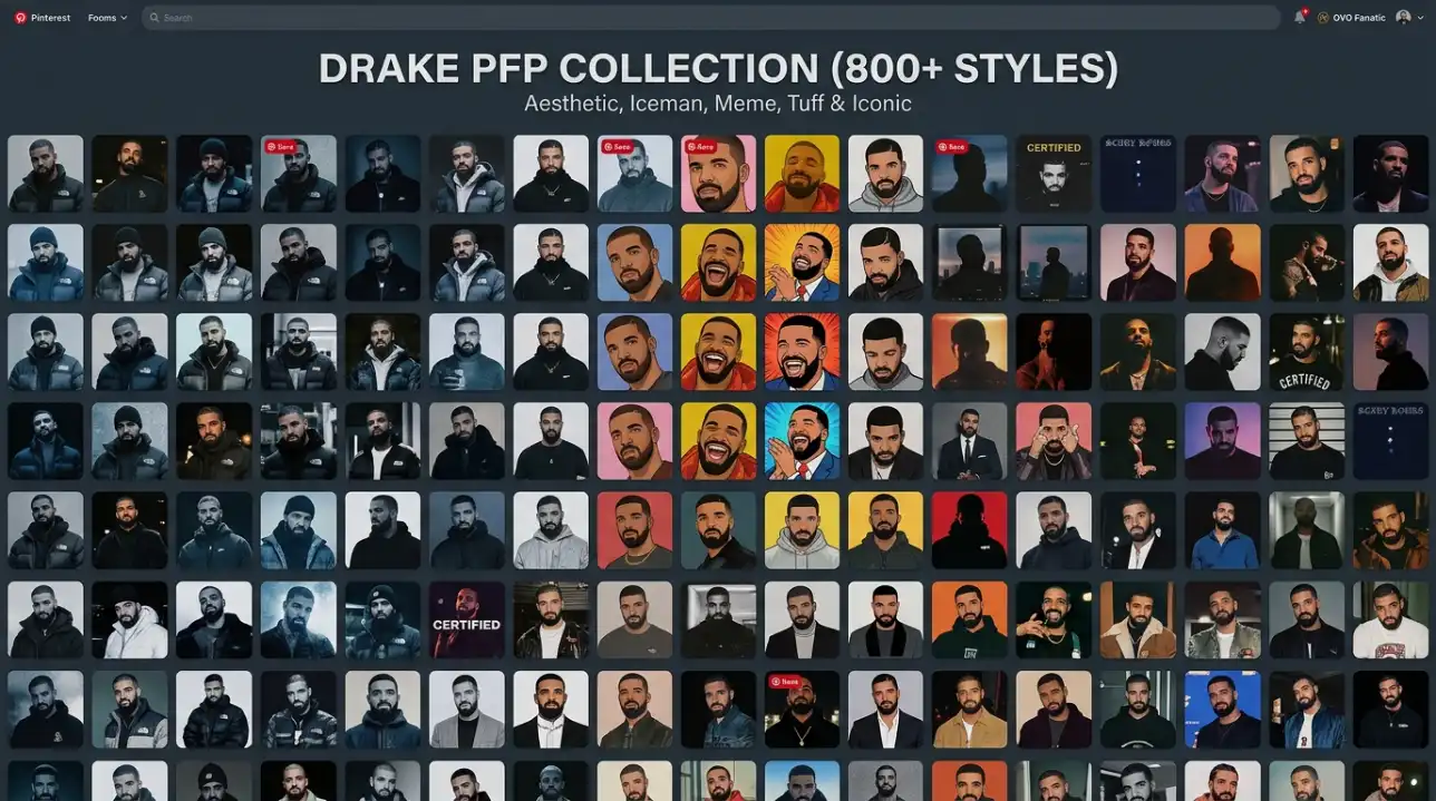 800+ Drake PFP: Aesthetic, Pinterest, Iceman, Meme, Tuff & 4K Icons