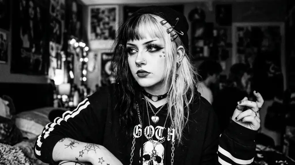 Egirl PFP Black And White