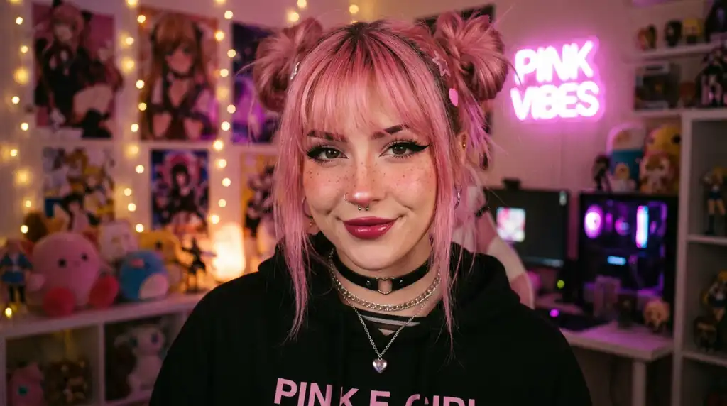 Pink Egirl PFP