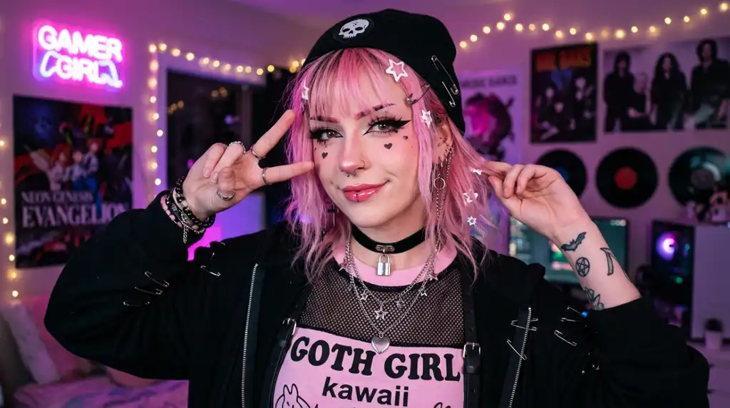 Pink Egirl PFP